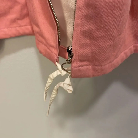 BCBG Maxazria runway pink jacket with flowers at the pockets - Picture 13 of 13